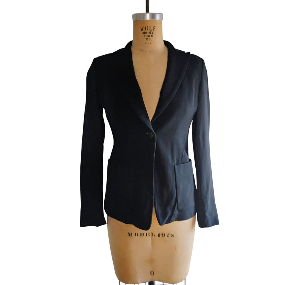 Vintage Banana Republic Classic Black Blazer